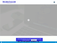 Tablet Screenshot of meringer.de